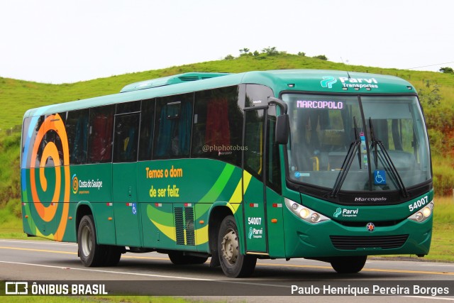 Parvi Transportes 54007 na cidade de Barra do Piraí, Rio de Janeiro, Brasil, por Paulo Henrique Pereira Borges. Número da foto: #11825833.