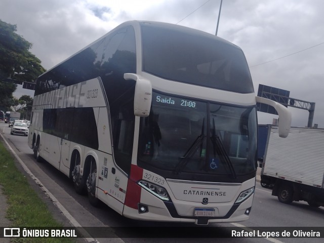 Auto Viação Catarinense 321323 na cidade de São Paulo, São Paulo, Brasil, por Rafael Lopes de Oliveira. Número da foto: #11823985.