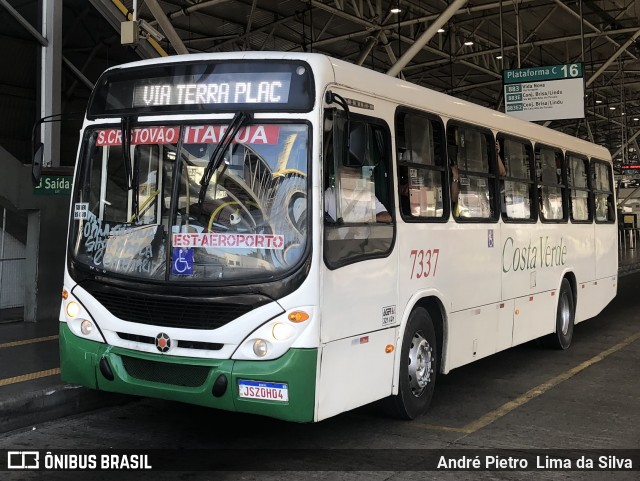 Empresa de Transportes Costa Verde 7337 na cidade de Lauro de Freitas, Bahia, Brasil, por André Pietro  Lima da Silva. Número da foto: #11825415.