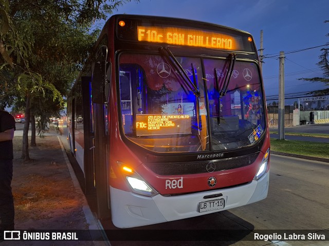 Buses Omega 6056 na cidade de Puente Alto, Cordillera, Metropolitana de Santiago, Chile, por Rogelio Labra Silva. ID da foto: 11824393.