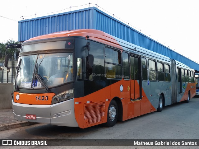 VB Transportes e Turismo 1423 na cidade de Campinas, São Paulo, Brasil, por Matheus Gabriel dos Santos. ID da foto: 11823867.