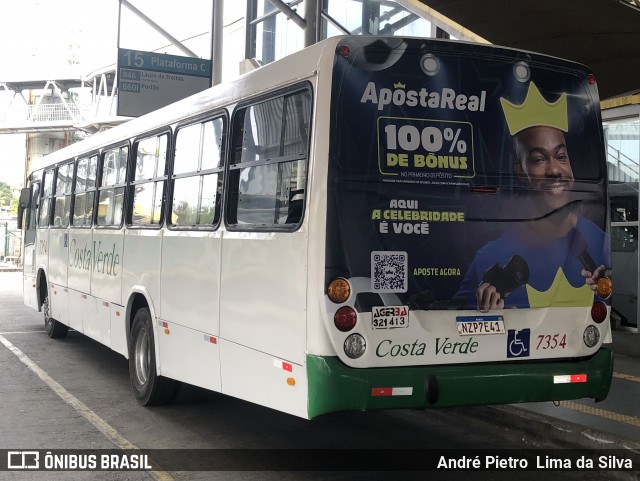 Empresa de Transportes Costa Verde 7354 na cidade de Lauro de Freitas, Bahia, Brasil, por André Pietro  Lima da Silva. ID da foto: 11825403.