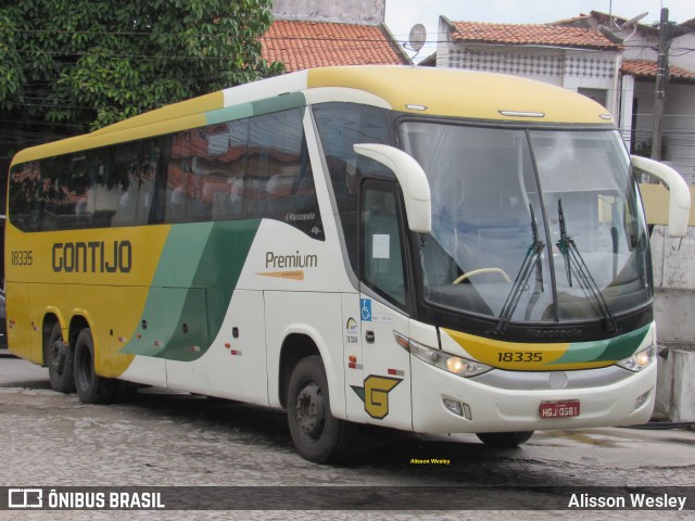 Empresa Gontijo de Transportes 18335 na cidade de Fortaleza, Ceará, Brasil, por Alisson Wesley. ID da foto: 11824969.