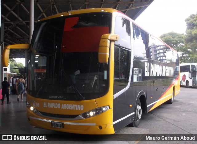 El Rapido Argentino 676 na cidade de La Plata, La Plata, Buenos Aires, Argentina, por Mauro Germán Aboud. ID da foto: 11824221.