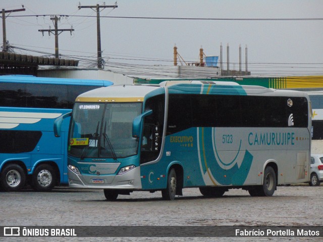 Auto Viação Camurujipe 5123 na cidade de Vitória da Conquista, Bahia, Brasil, por Fabrício Portella Matos. ID da foto: 11826081.