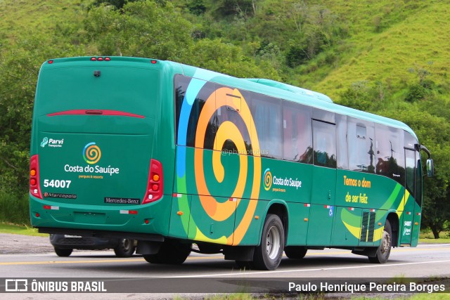 Parvi Transportes 54007 na cidade de Barra do Piraí, Rio de Janeiro, Brasil, por Paulo Henrique Pereira Borges. Número da foto: #11825839.