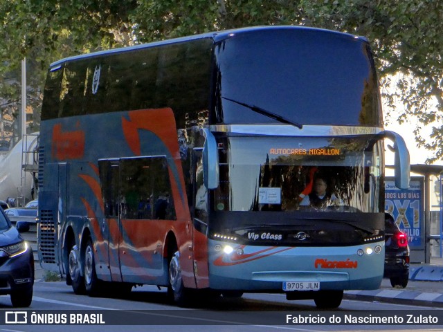 Autocares Migallón 9705JLN na cidade de Madrid, Madrid, Madrid, Espanha, por Fabricio do Nascimento Zulato. Número da foto: #11826090.
