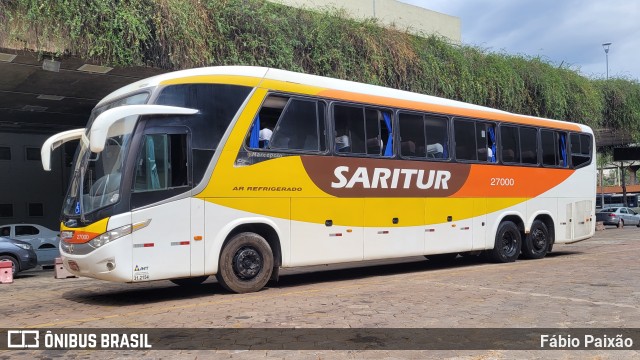 Saritur - Santa Rita Transporte Urbano e Rodoviário 27000 na cidade de Belo Horizonte, Minas Gerais, Brasil, por Fábio Paixão. ID da foto: 11823934.