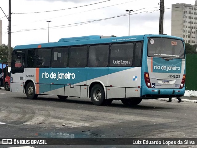 Expresso Rio de Janeiro RJ 142.052 na cidade de Niterói, Rio de Janeiro, Brasil, por Luiz Eduardo Lopes da Silva. ID da foto: 11823949.