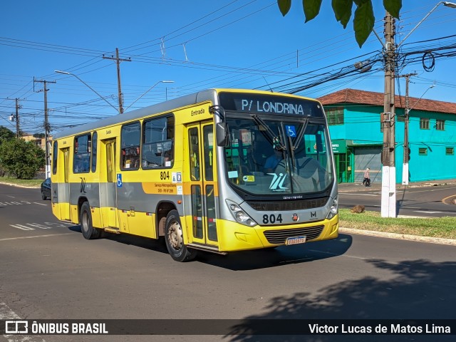 TIL Transportes Coletivos 804 na cidade de Londrina, Paraná, Brasil, por Victor Lucas de Matos Lima. ID da foto: 11826059.