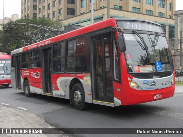 Himalaia Transportes > Ambiental Transportes Urbanos 4 1837 na cidade de São Paulo, São Paulo, Brasil, por Rafael Nunes Pereira. ID da foto: 11827164.