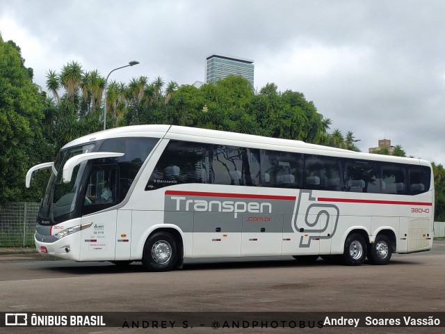 Transpen Transporte Coletivo e Encomendas 38040 na cidade de Curitiba, Paraná, Brasil, por Andrey  Soares Vassão. ID da foto: 11826686.