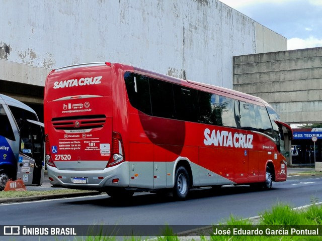 Viação Santa Cruz 27520 na cidade de Campinas, São Paulo, Brasil, por José Eduardo Garcia Pontual. Número da foto: #11826878.