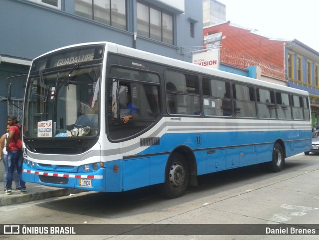 Buses Guadalupe 43 na cidade de Carmen, San José, San José, Costa Rica, por Daniel Brenes. ID da foto: 11827893.