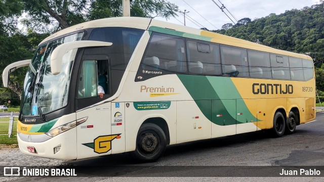 Empresa Gontijo de Transportes 18730 na cidade de Juiz de Fora, Minas Gerais, Brasil, por Juan Pablo. ID da foto: 11826820.