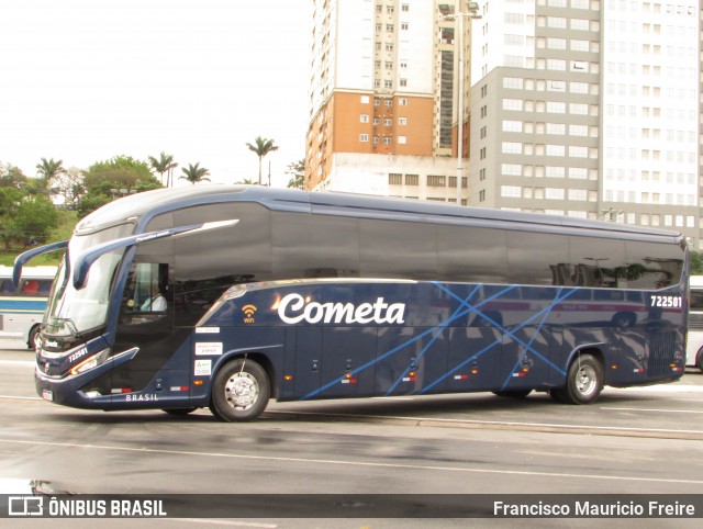 Viação Cometa 722501 na cidade de Barueri, São Paulo, Brasil, por Francisco Mauricio Freire. ID da foto: 11828638.