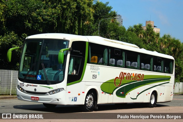 Viação Graciosa 159 na cidade de Curitiba, Paraná, Brasil, por Paulo Henrique Pereira Borges. ID da foto: 11828393.