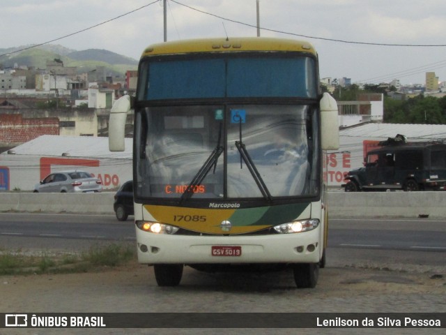 Empresa Gontijo de Transportes 17085 na cidade de Caruaru, Pernambuco, Brasil, por Lenilson da Silva Pessoa. ID da foto: 11828584.