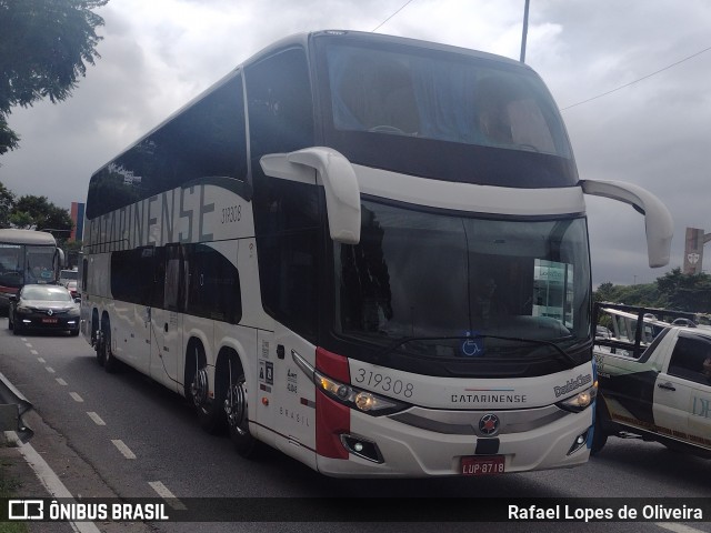 Auto Viação Catarinense 319308 na cidade de São Paulo, São Paulo, Brasil, por Rafael Lopes de Oliveira. Número da foto: #11827318.