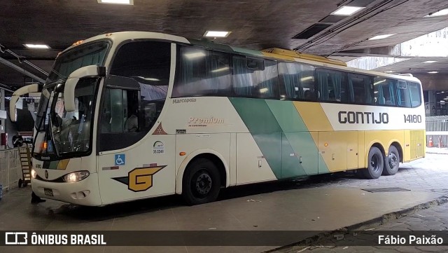 Empresa Gontijo de Transportes 14180 na cidade de Belo Horizonte, Minas Gerais, Brasil, por Fábio Paixão. ID da foto: 11826829.