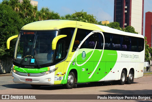 Expresso Princesa dos Campos 6207 na cidade de Curitiba, Paraná, Brasil, por Paulo Henrique Pereira Borges. ID da foto: 11828362.