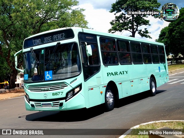 Viação Paraty 8877 na cidade de Jaú, São Paulo, Brasil, por João Pedro Henrique. ID da foto: 11827162.