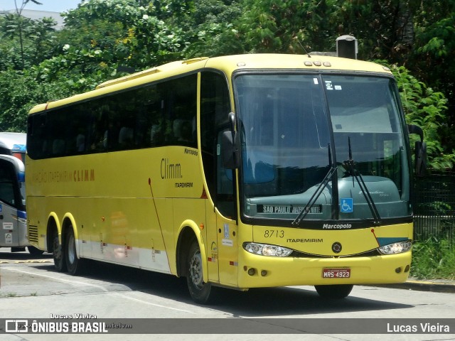 Viação Itapemirim 8713 na cidade de São Paulo, São Paulo, Brasil, por Lucas Vieira. ID da foto: 11827811.