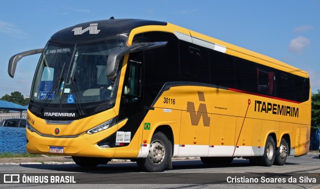 Viação Itapemirim 30116 na cidade de São Paulo, São Paulo, Brasil, por Cristiano Soares da Silva. Número da foto: #11828618.