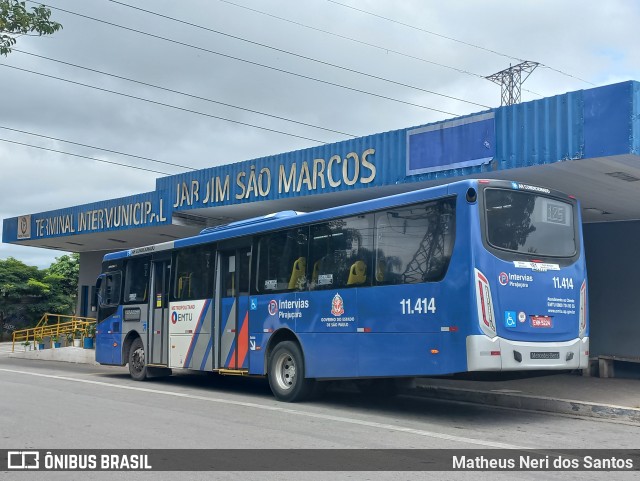 Viação Pirajuçara 11.414 na cidade de Embu das Artes, São Paulo, Brasil, por Matheus Neri dos Santos. ID da foto: 11830003.