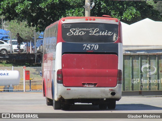 Expresso São Luiz 7570 na cidade de Goiânia, Goiás, Brasil, por Glauber Medeiros. Número da foto: #11830910.