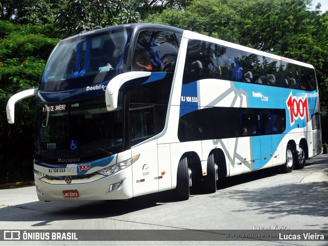 Auto Viação 1001 RJ 108.533 na cidade de São Paulo, São Paulo, Brasil, por Lucas Vieira. ID da foto: 11830505.