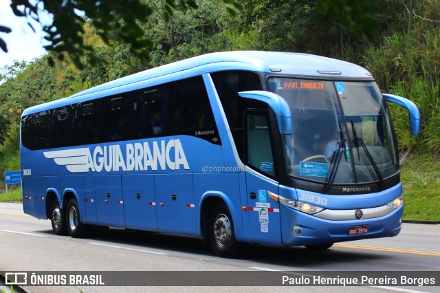 Viação Águia Branca 31830 na cidade de Barra do Piraí, Rio de Janeiro, Brasil, por Paulo Henrique Pereira Borges. Número da foto: #11831716.