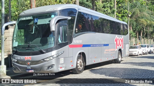 Auto Viação 1001 RJ 108.1107 na cidade de Petrópolis, Rio de Janeiro, Brasil, por Zé Ricardo Reis. ID da foto: 11830197.