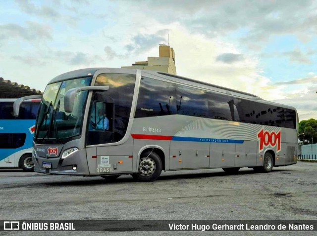 Auto Viação 1001 RJ 108.143 na cidade de Macaé, Rio de Janeiro, Brasil, por Victor Hugo Gerhardt Leandro de Nantes. ID da foto: 11829555.