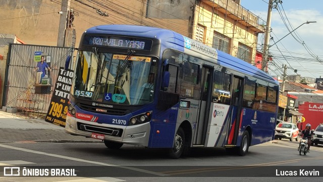 Viação Osasco 21.970 na cidade de Carapicuíba, São Paulo, Brasil, por Lucas Kevin. Número da foto: #11830660.