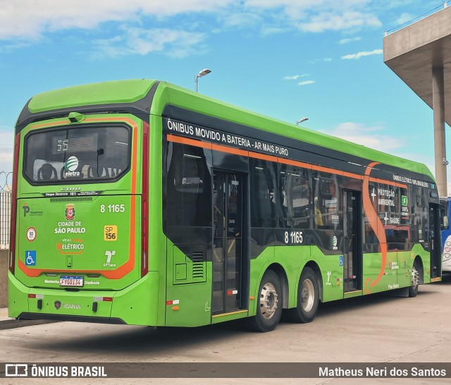 TRANSPPASS - Transporte de Passageiros 8 1165 na cidade de São Paulo, São Paulo, Brasil, por Matheus Neri dos Santos. Número da foto: #11829962.