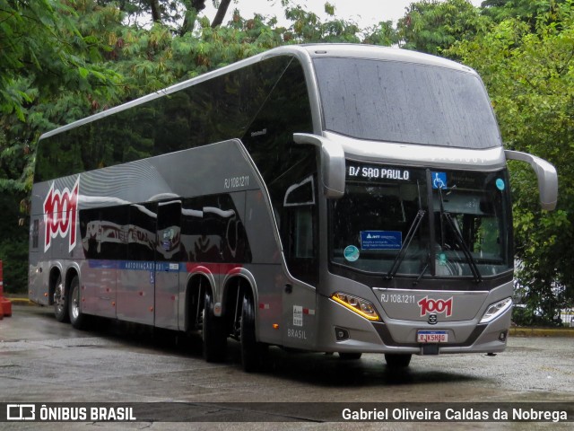 Auto Viação 1001 RJ 108.1211 na cidade de São Paulo, São Paulo, Brasil, por Gabriel Oliveira Caldas da Nobrega. Número da foto: #11829199.