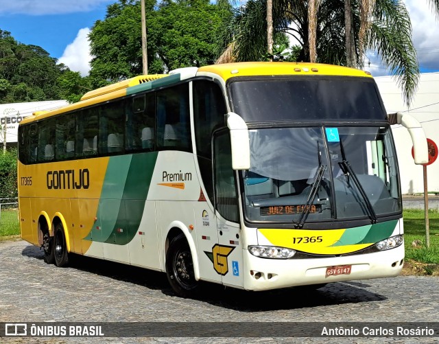 Empresa Gontijo de Transportes 17365 na cidade de Juiz de Fora, Minas Gerais, Brasil, por Antônio Carlos Rosário. ID da foto: 11829581.