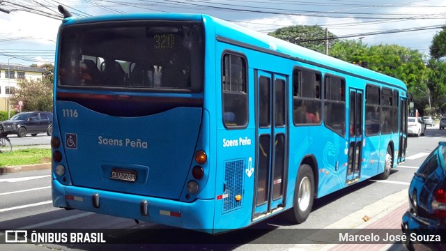 Viação Saens Peña São José dos Campos 1116 na cidade de São José dos Campos, São Paulo, Brasil, por Marcelo José Souza. ID da foto: 11831201.