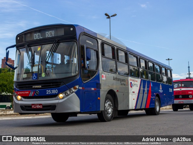 Del Rey Transportes 25.180 na cidade de São Paulo, São Paulo, Brasil, por Adriel Alves - @A2Bus. ID da foto: 11831085.