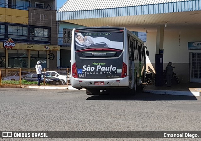 Viação Garcia 8873 na cidade de Rolândia, Paraná, Brasil, por Emanoel Diego.. ID da foto: 11830812.