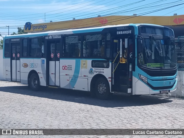 Rota Sol > Vega Transporte Urbano 35267 na cidade de Fortaleza, Ceará, Brasil, por Lucas Caetano Caetano. ID da foto: 11829609.