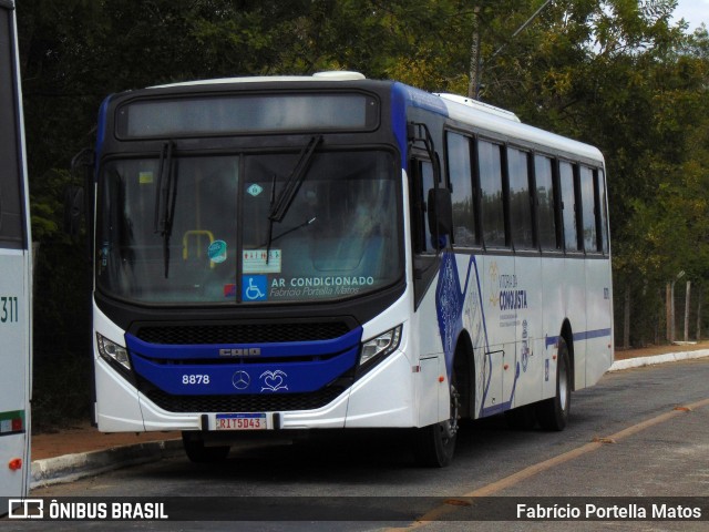 ATT - Atlântico Transportes e Turismo - Vitória da Conquista 8878 na cidade de Vitória da Conquista, Bahia, Brasil, por Fabrício Portella Matos. Número da foto: #11749945.