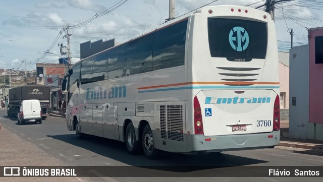Emtram 3760 na cidade de Barra da Estiva, Bahia, Brasil, por Flávio  Santos. Número da foto: #11750072.