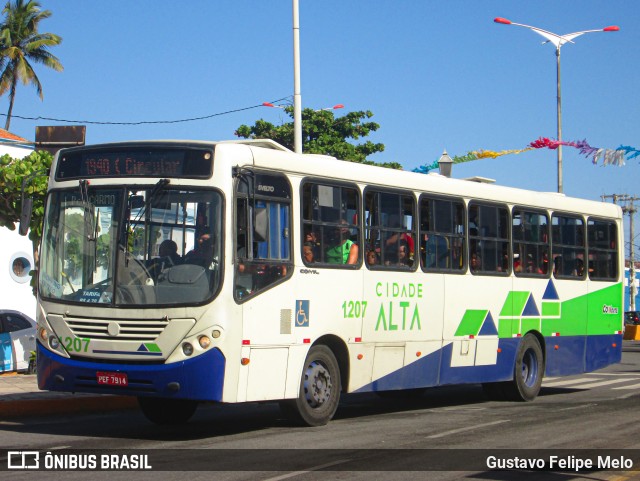 Cidade Alta Transportes 1.207 na cidade de Olinda, Pernambuco, Brasil, por Gustavo Felipe Melo. ID da foto: 11749480.