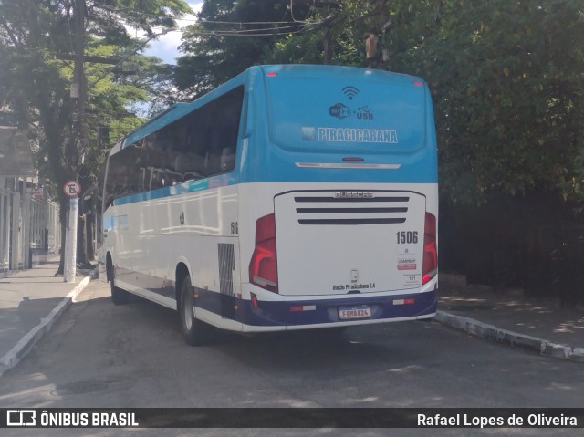 Viação Piracicabana 1506 na cidade de São Paulo, São Paulo, Brasil, por Rafael Lopes de Oliveira. Número da foto: #11749808.