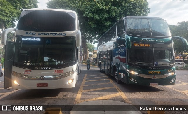 Viação São Cristóvão 3000 na cidade de Itaúna, Minas Gerais, Brasil, por Rafael Ferreira Lopes. ID da foto: 11750768.