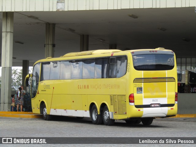 Viação Itapemirim 8635 na cidade de Caruaru, Pernambuco, Brasil, por Lenilson da Silva Pessoa. ID da foto: 11750656.