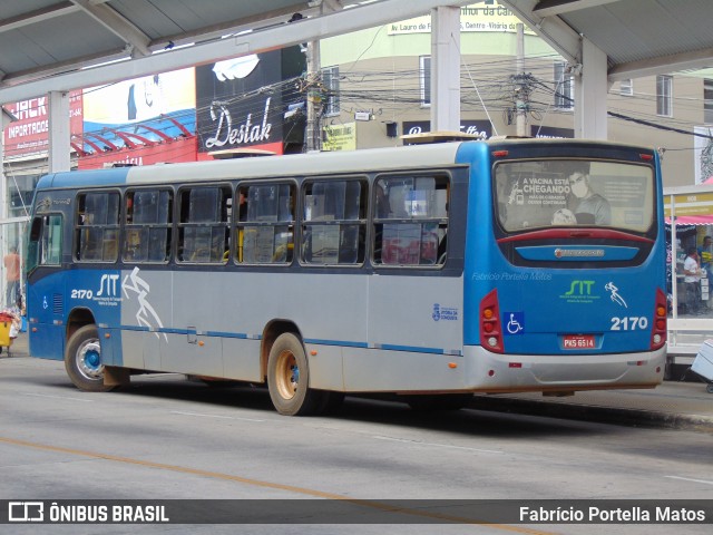 ATT - Atlântico Transportes e Turismo 2170 na cidade de Vitória da Conquista, Bahia, Brasil, por Fabrício Portella Matos. ID da foto: 11749814.