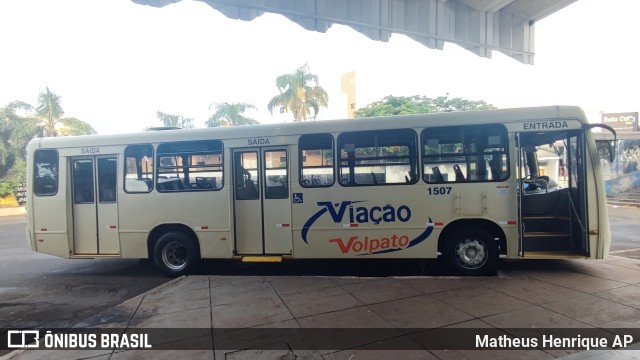 Viação Volpato 1507 na cidade de Marialva, Paraná, Brasil, por Matheus Henrique AP. ID da foto: 11750855.